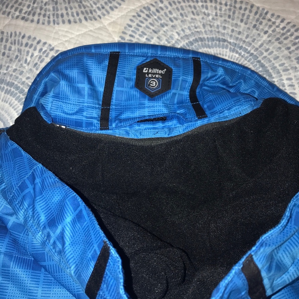 Killtec Level 3 Ski Jacket Euc Blue Plaid Gorgeous - image 5